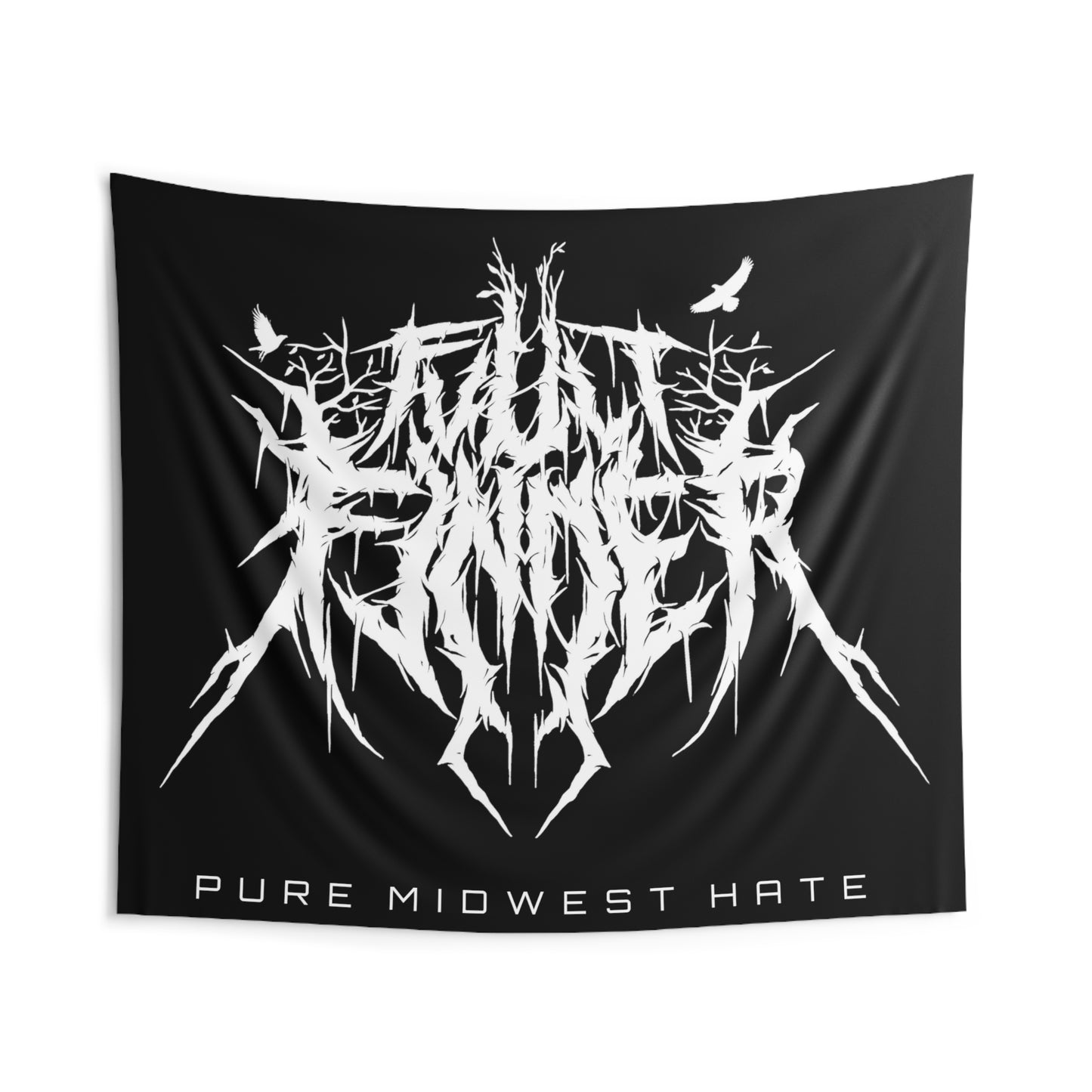 Logo wall tapestry