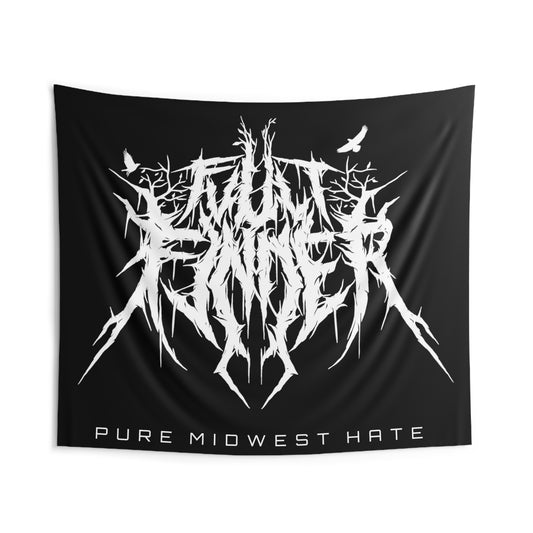 Logo wall tapestry